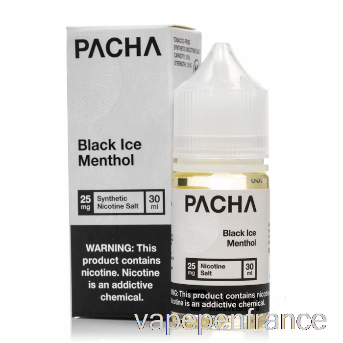 Menthol De Glace Noire - Sels De Pacha - Stylo Vape 30 Ml 25 Mg